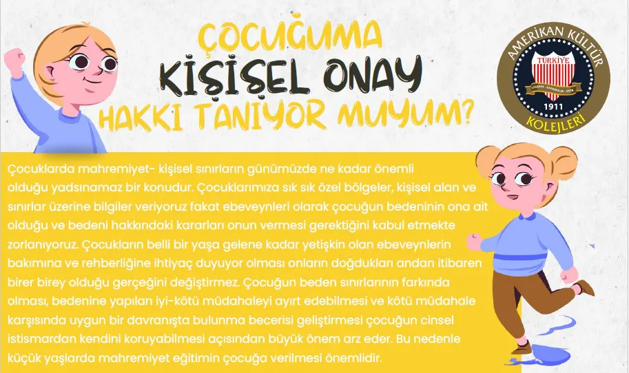 Çocuğuma Kişisel Onay Hakkı Tanıyor muyum?